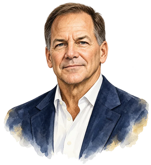 ภาพวาดสีน้ำ Paul Tudor Jones
